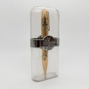 Disney Winnie the Pooh Pen Gold Character Sketches Collectible Stationery Gift